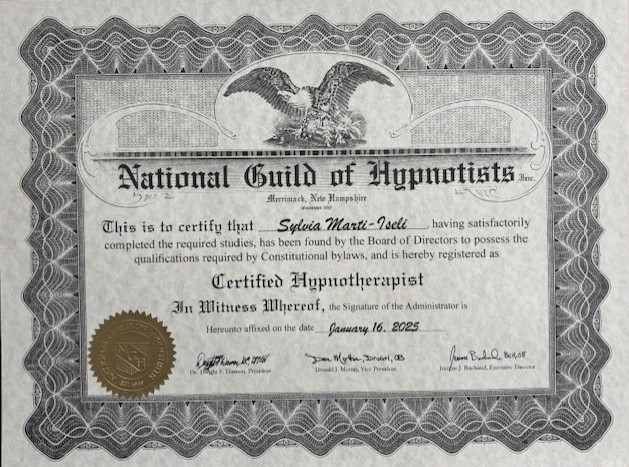 Certified Hypnotherapist NGH